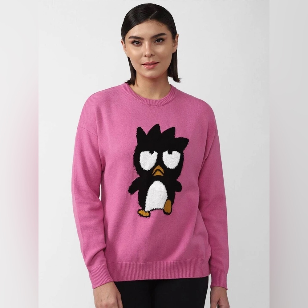 HELLO KITTY AND FRIENDS by SANRIO x FOREVER 21 Badtz Maru Sweater Pullover